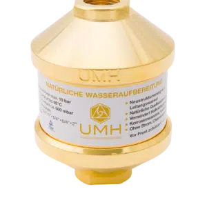 Appareil UMH Pure en laiton pour la restructuration naturelle de l'eau