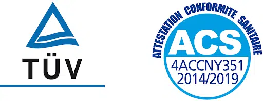 Logo TUV et ACS